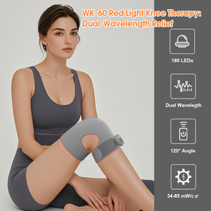 Temporizador inteligente de cobertura grande de 790x260 mm con funda para rodilla con luz roja de fabricaci&oacute;n personalizada para cl&iacute;nicas de fisioterapia