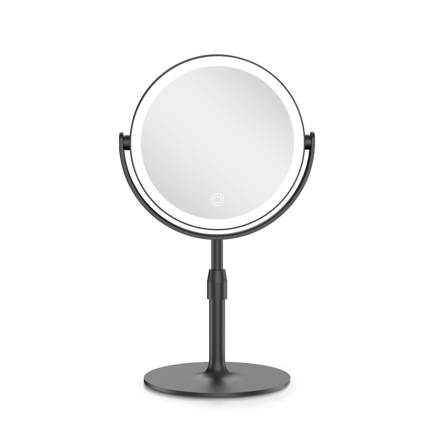 Espejo cosm&eacute;tico LED DM413, altura ajustable y ajustes de luz