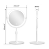 Espejo cosm&eacute;tico LED DM413, altura ajustable y ajustes de luz