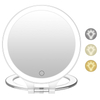 Espejo de maquillaje LED compacto PM422