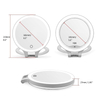 Espejo de maquillaje LED compacto PM422